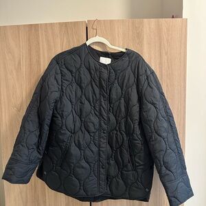 H&M Black Quilted Puffer Jacket